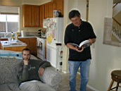 Tom and Maria's Wedding - 2004 202.jpg: 2004/01/18 - The Day after Tom and Maria's Wedding - Opening Presents - 2004
